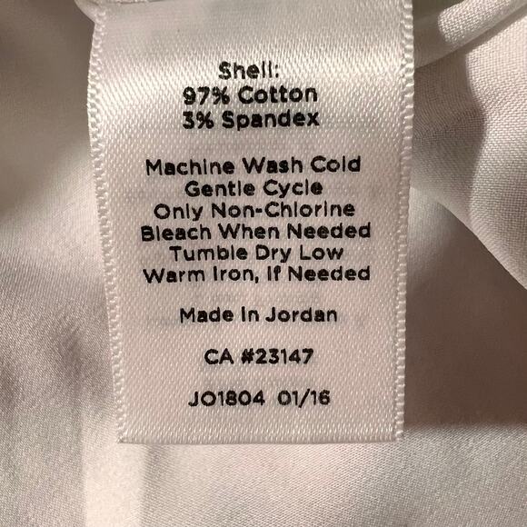 Talbots Skirt 16 Multicolor Paisley Cotton Mini Zip Back Stretch - Picture 8 of 9